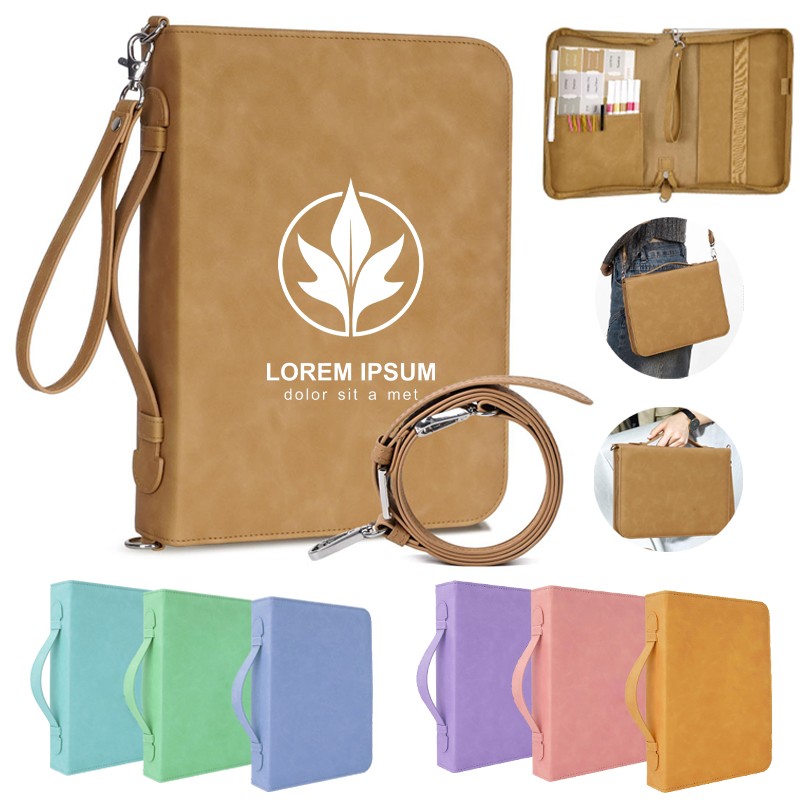 PU Leather Waterproof Large Bible Case for Women Carrying Book Case with Handle Bible Bags 2