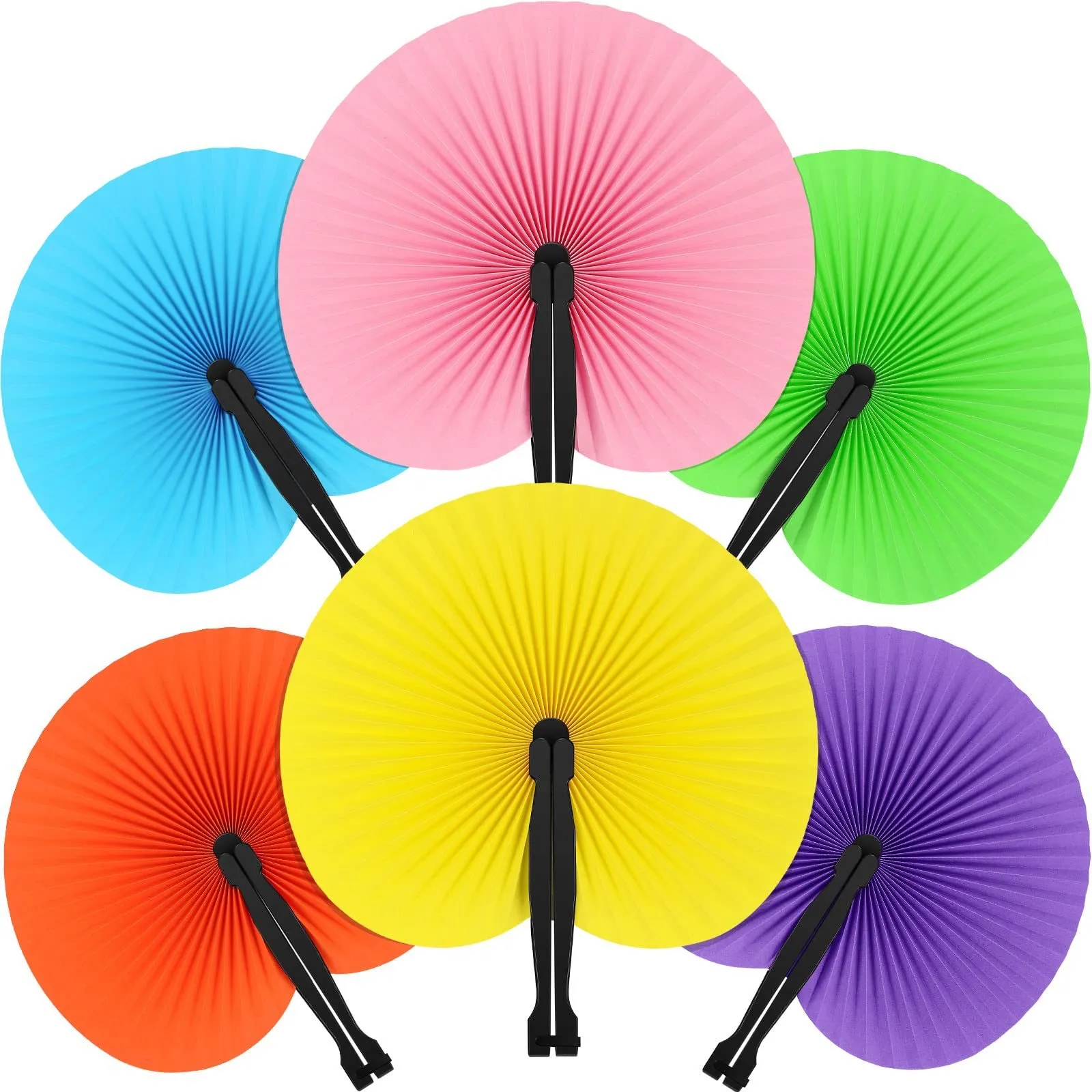 Decorative Paper Folding Hand Fans 3
