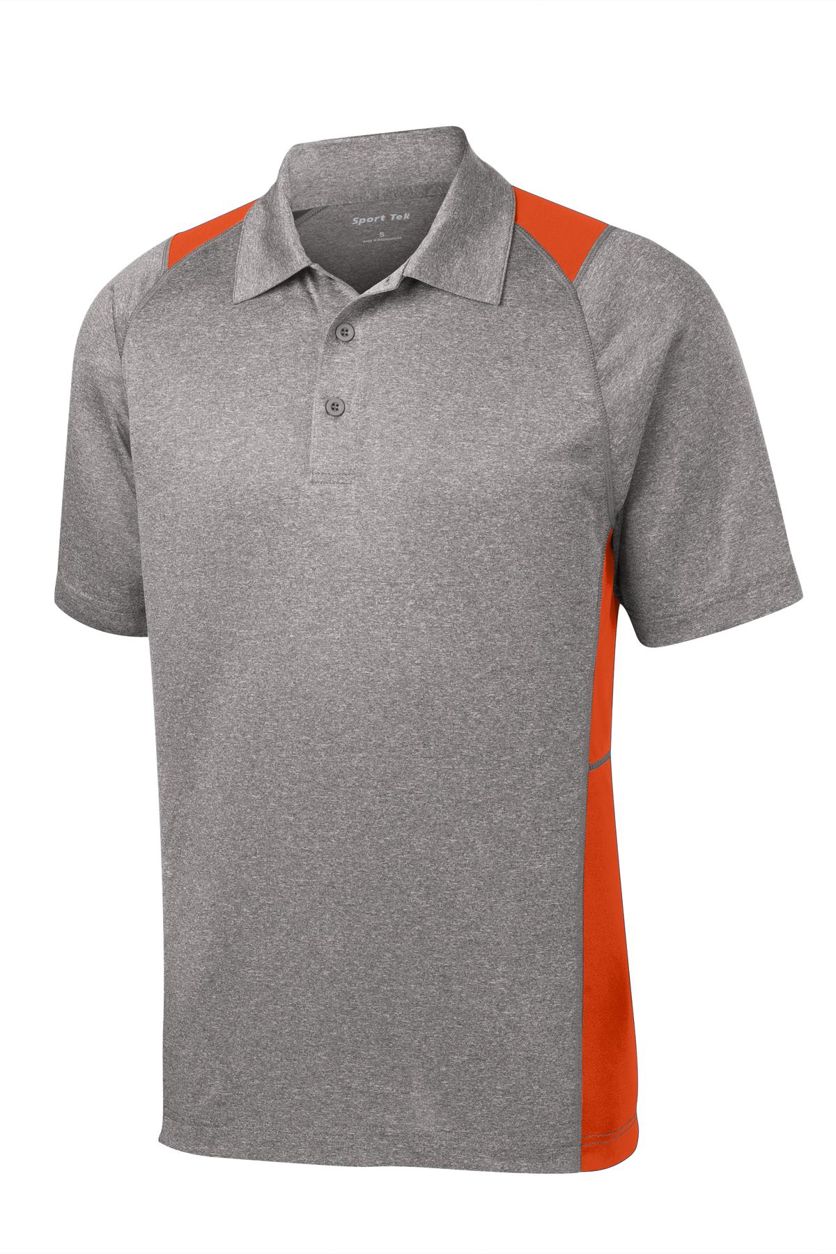 Sport-Tek® Heather Colorblock Contender Polo 65
