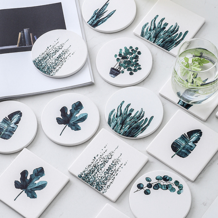 Absorbent Ceramic Coaster 5