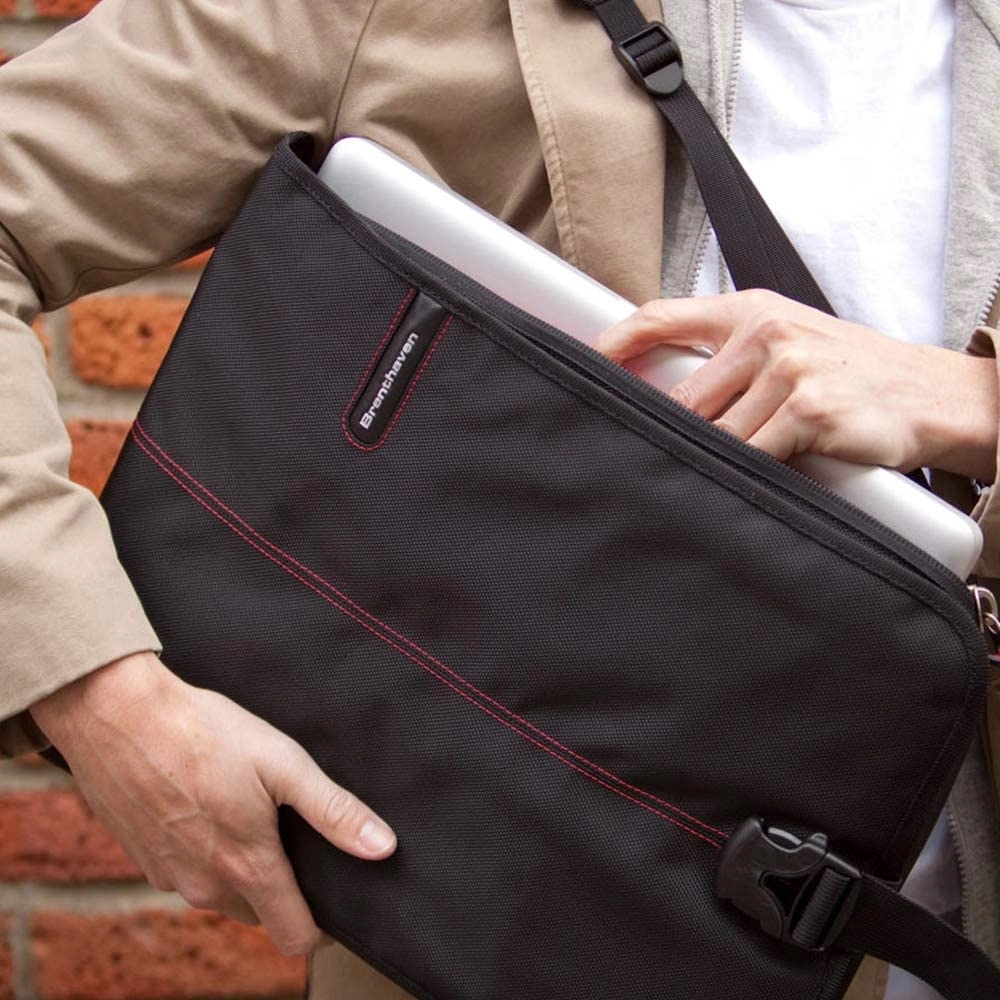 Zippered Computer Backpack w/ Snap Closure 3