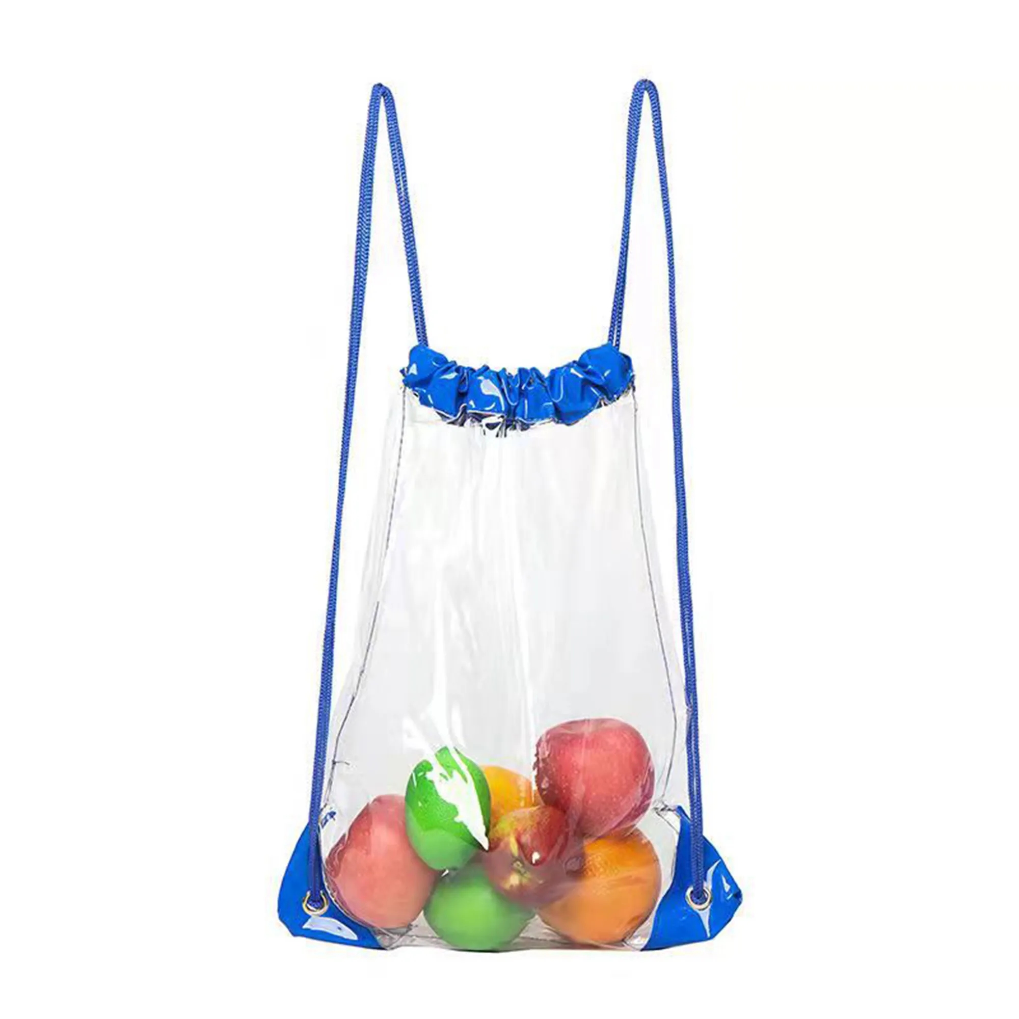 Transparent PVC Waterproof Drawstring Bag 5