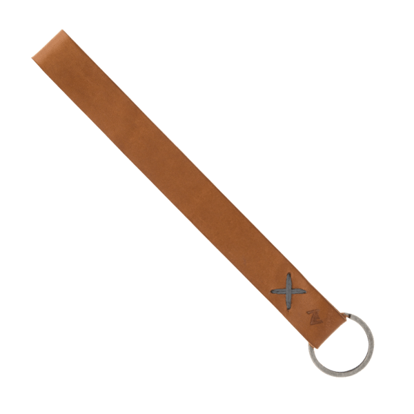 Hayward Leather Wrist Keychain with Metal Split-Ring 51