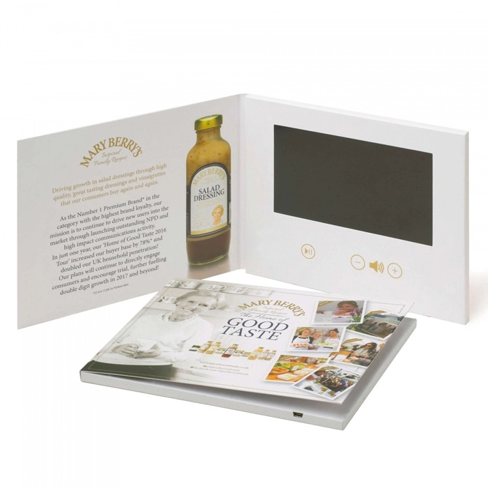 A5 Video Brochure w/ 7" Screen (A5 = 8.3" x 5.8") 3