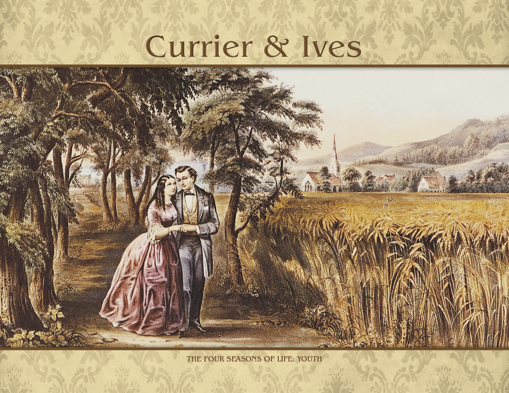 Good Value™ Currier & Ives - Stapled Calendar 13