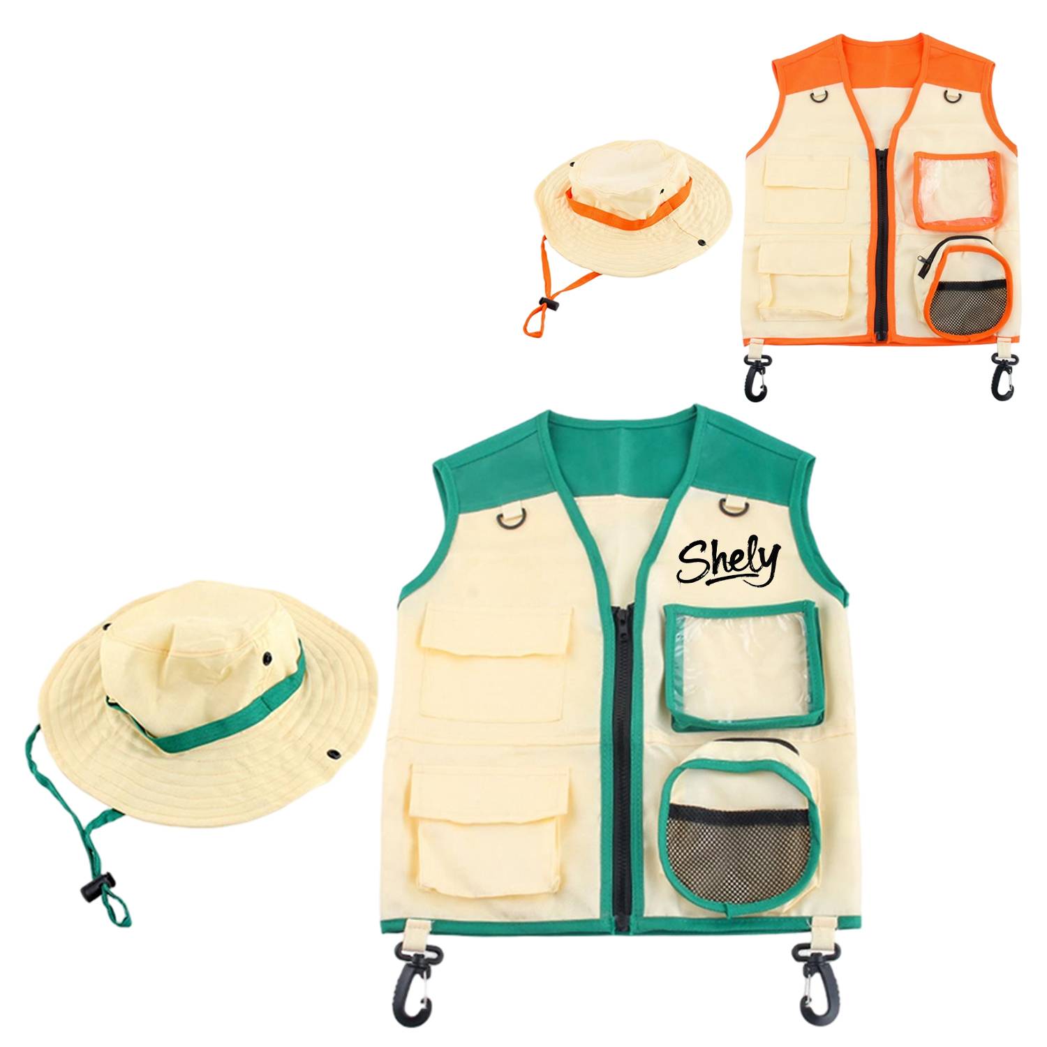Kid's Explorer Vest Hat Set 3