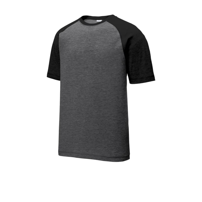 Sport-Tek PosiCharge Tri-Blend Wicking Raglan Tee. 68