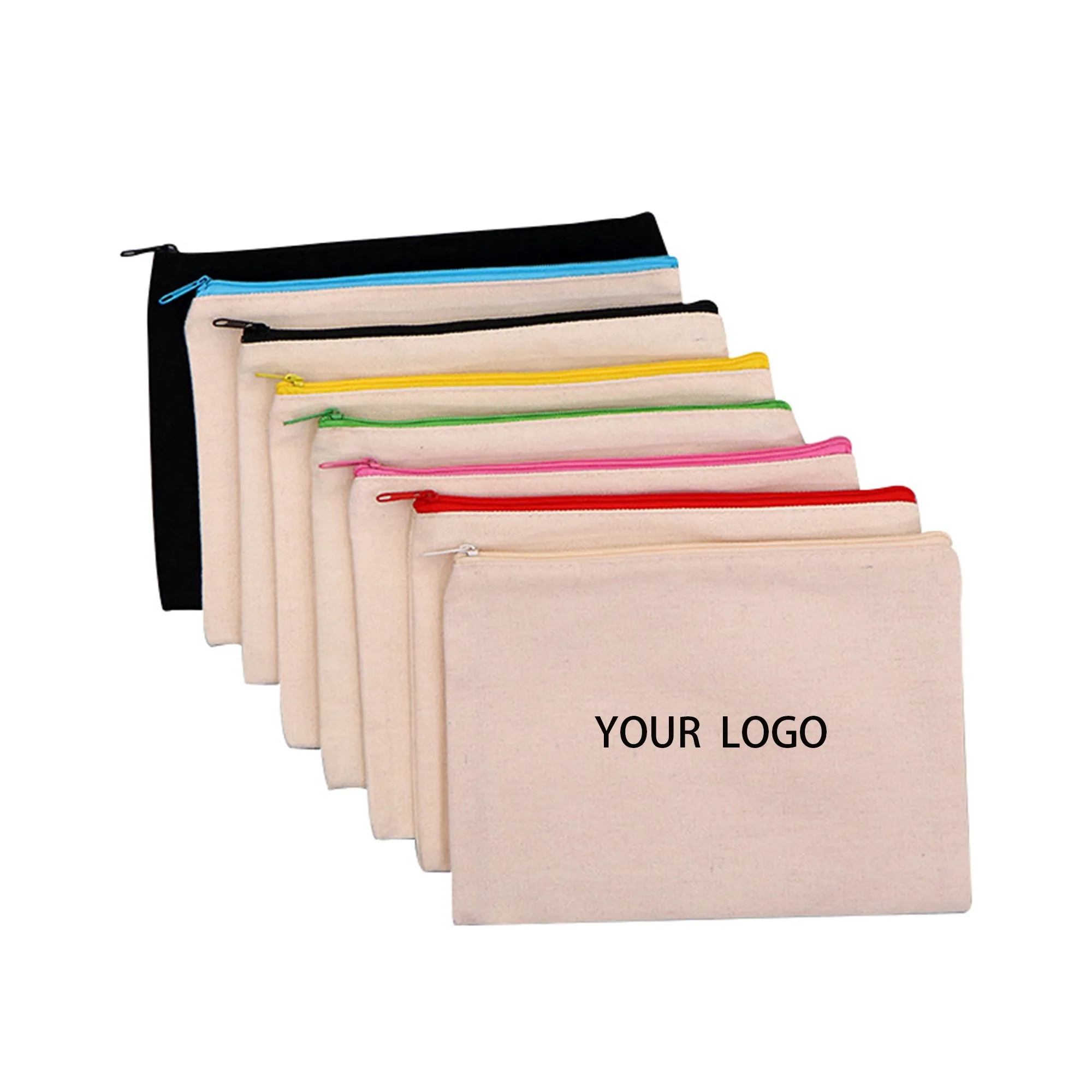 Canvas Pen Case Pencil Pouch MOQ 100PCS 2