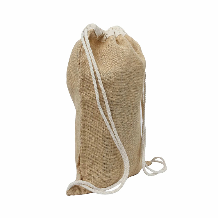 Juniper Jute Drawstring Backpack 8