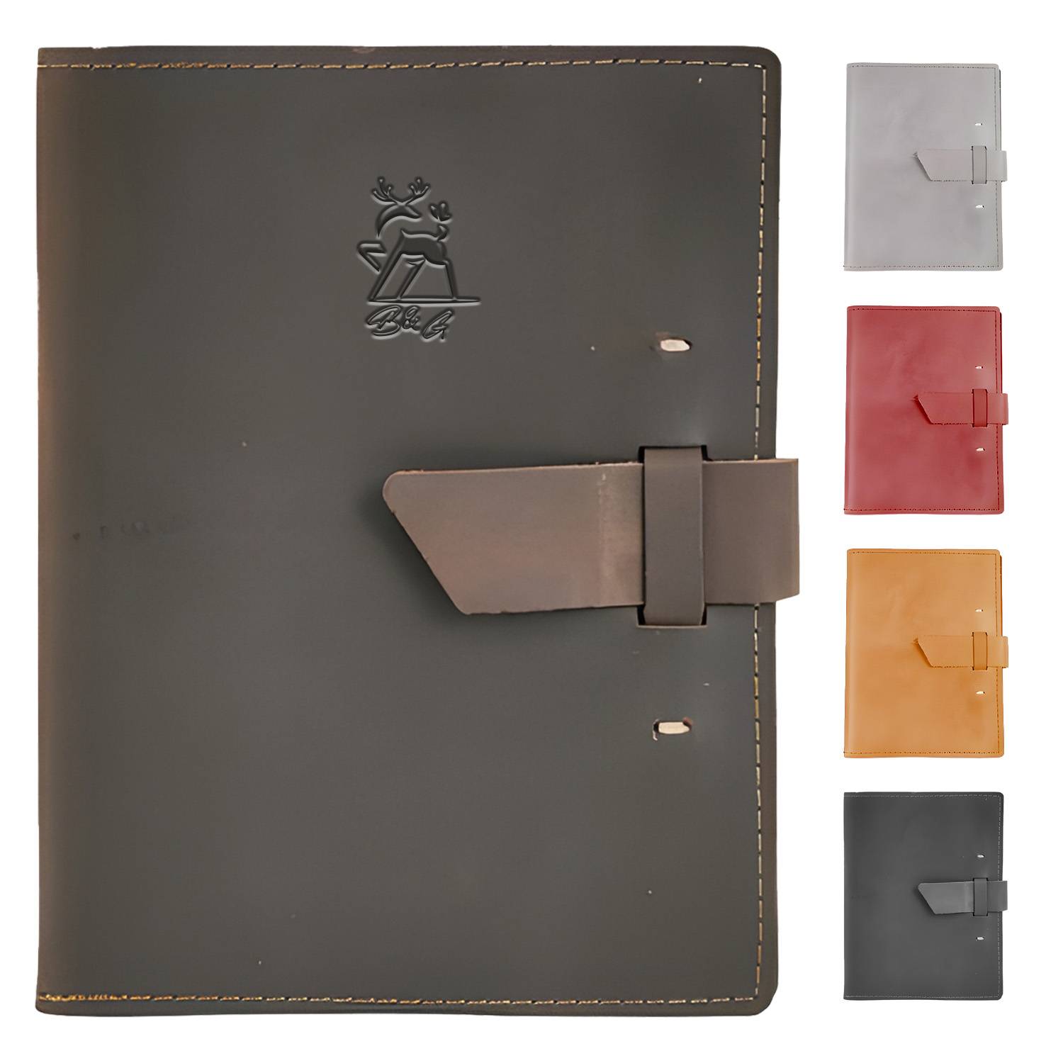 Switchback Refillable Leather Notebook (Medium - 6 x 8)