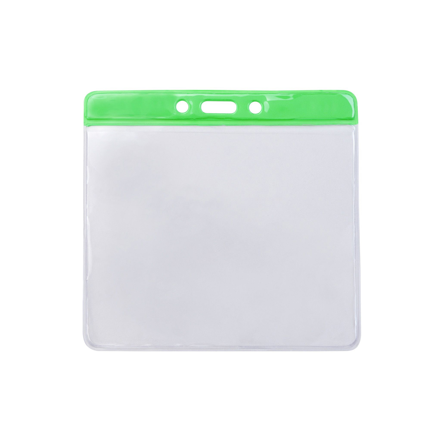 Horizontal Top Load Color Bar Badge Holder 1