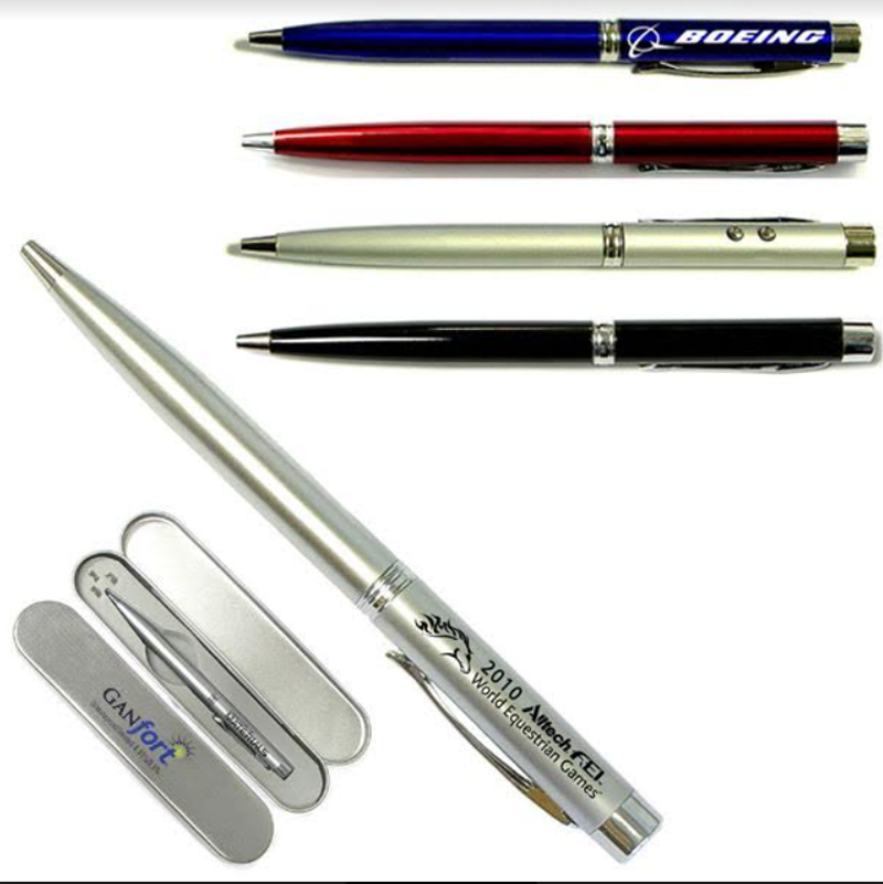 3-In-1 Ballpoint Pen with Laser Pointer & LED Flashlight 1