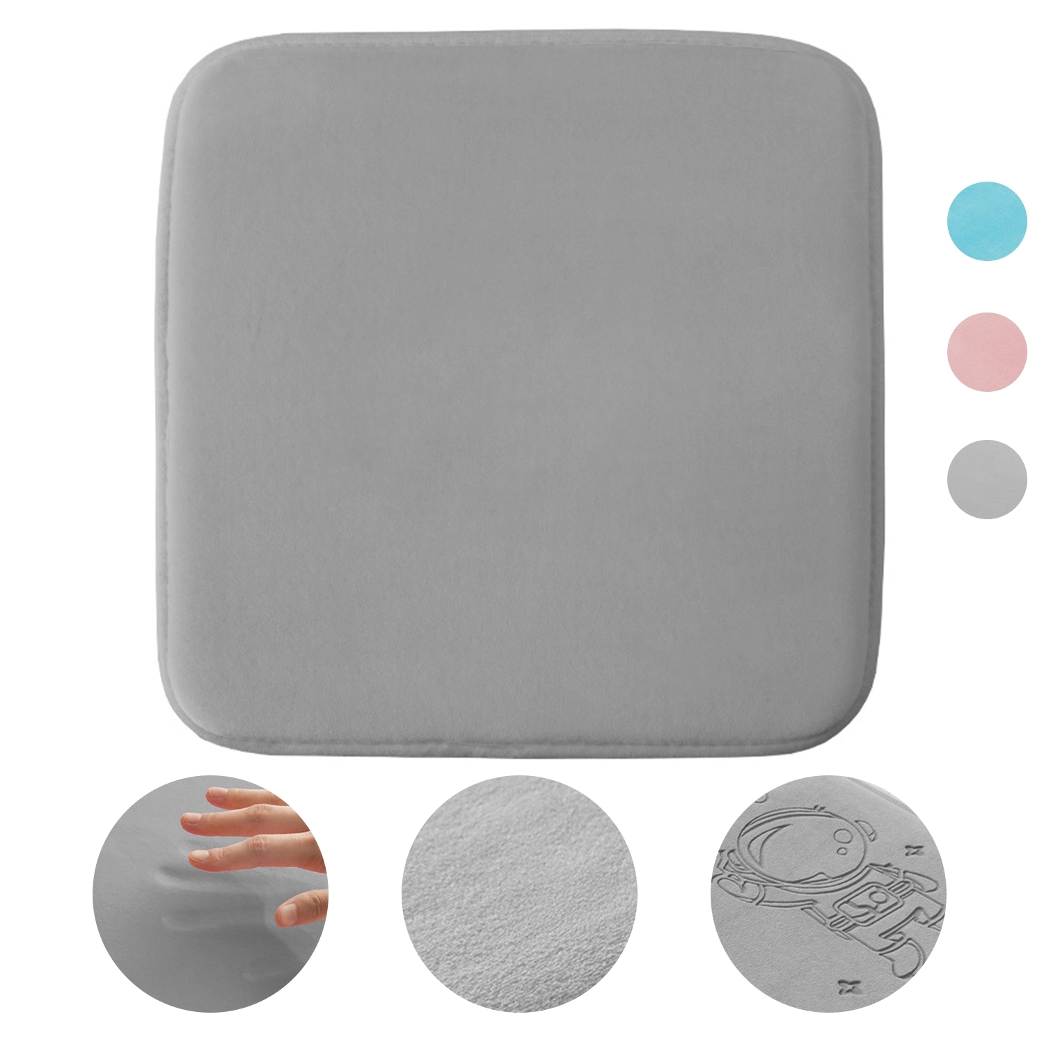Memory Foam Seat Cushion For Office Chairs, Wheelchair 2