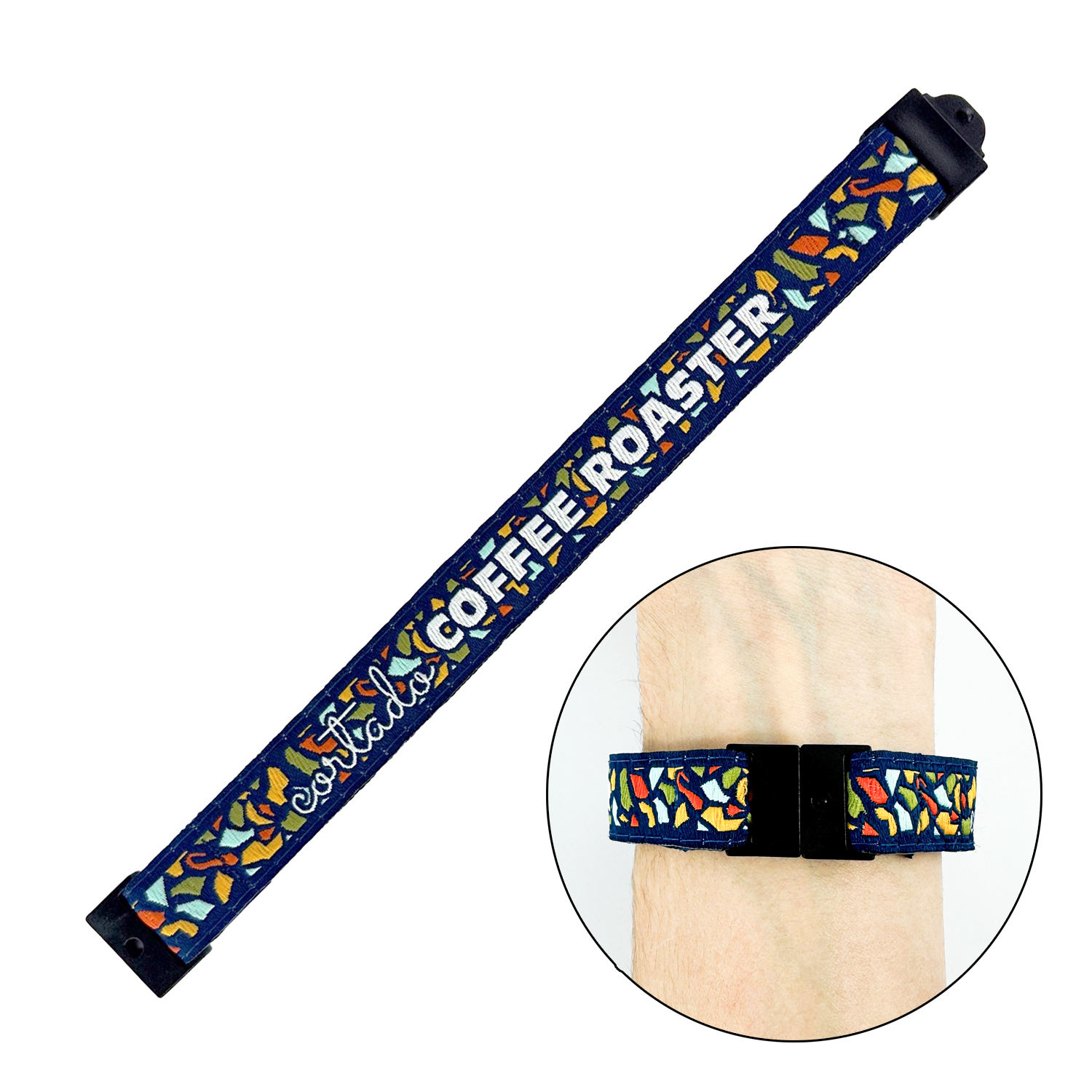 5/8" Woven Wristband - "Elite" Weave