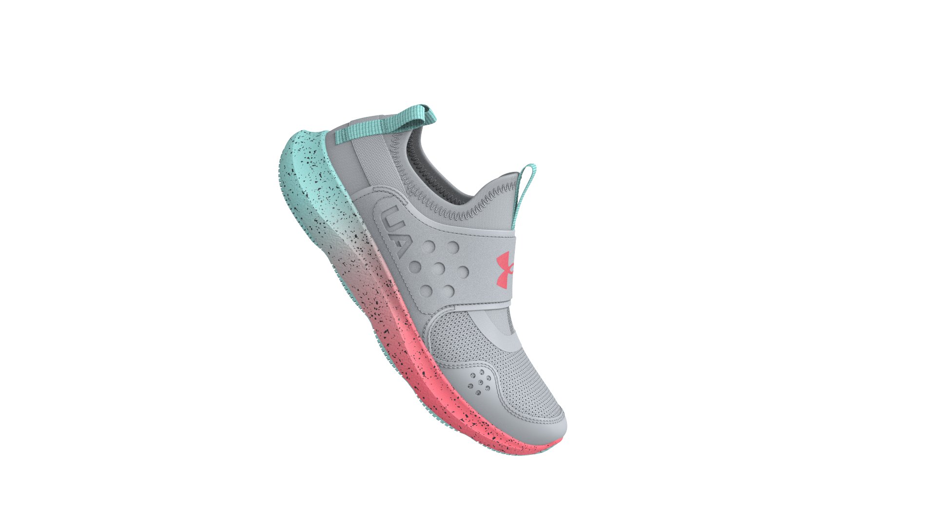 UA Runplay Fade Girls' Pre-School Running Shoes 1