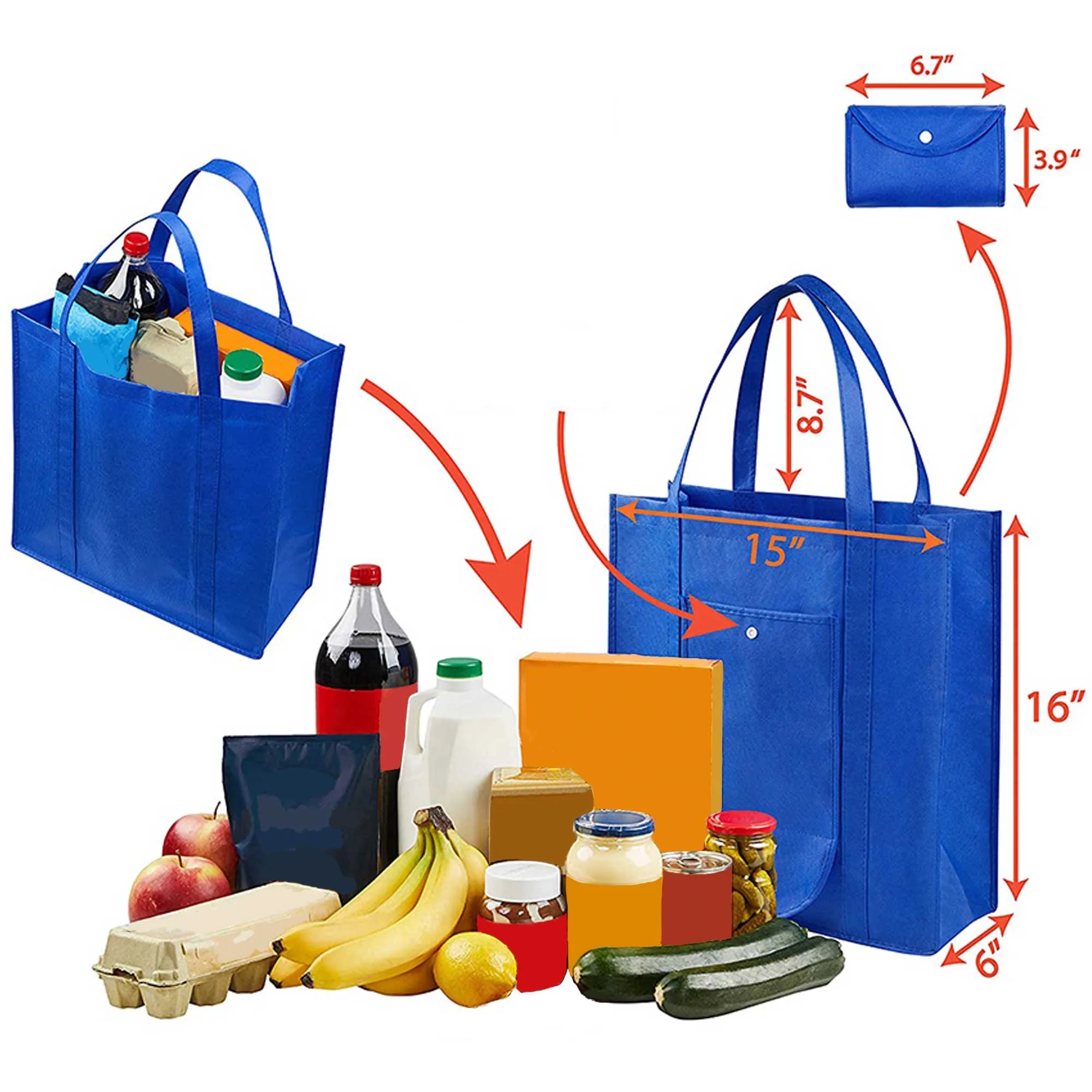 80gsm Non-Woven Foldable Tote Bag 10
