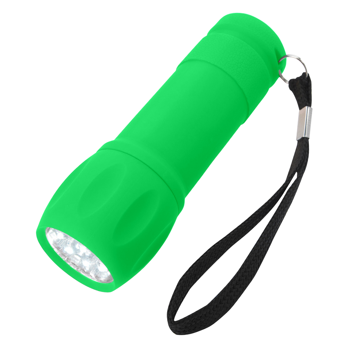 Rubberized Torch Light With Strap 6