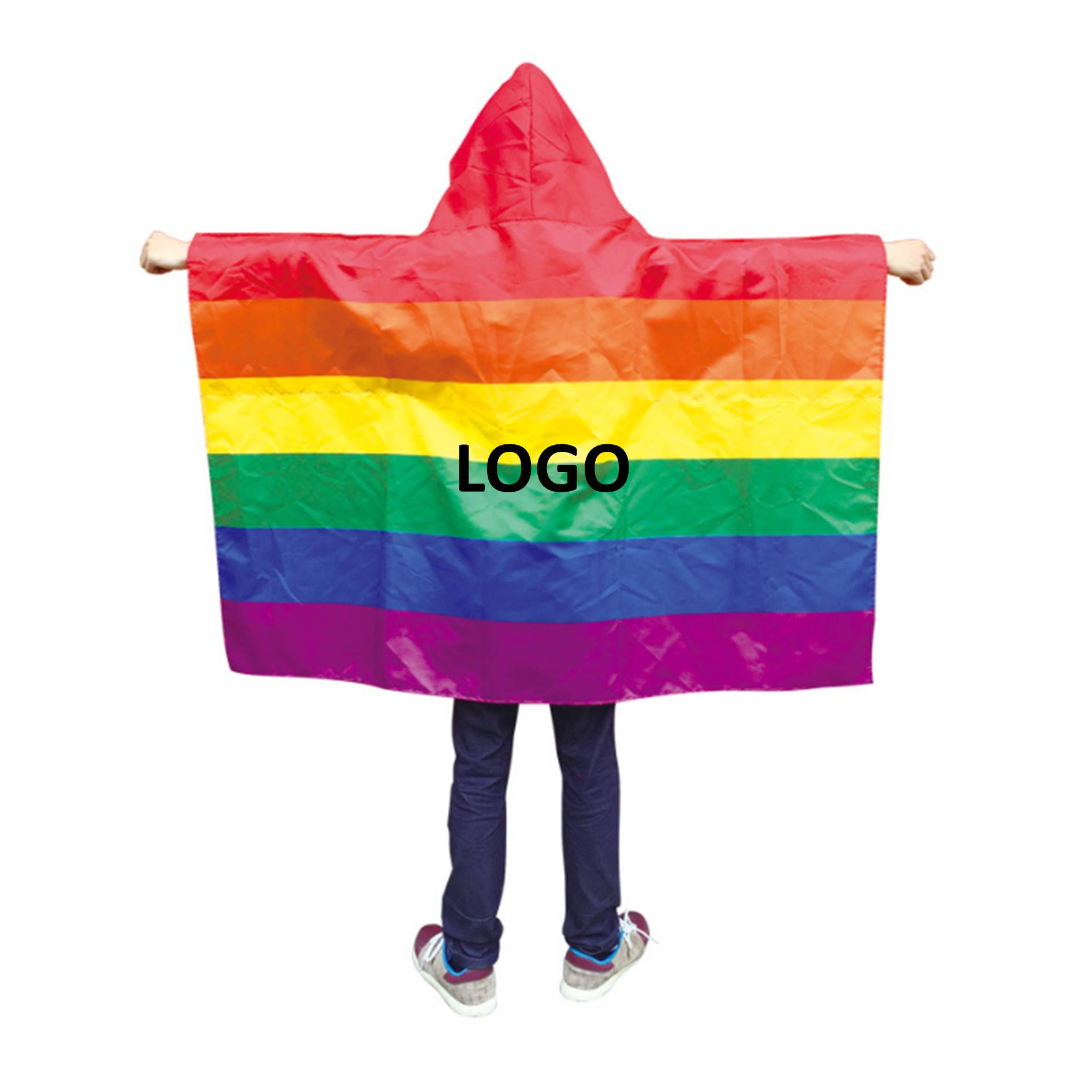 Gay Pride Rainbow Body Cape 4