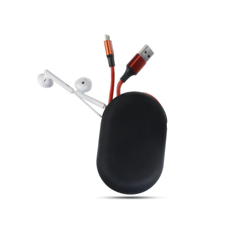 Portable Silicone Earphone Carrying Case Storage Bag 3