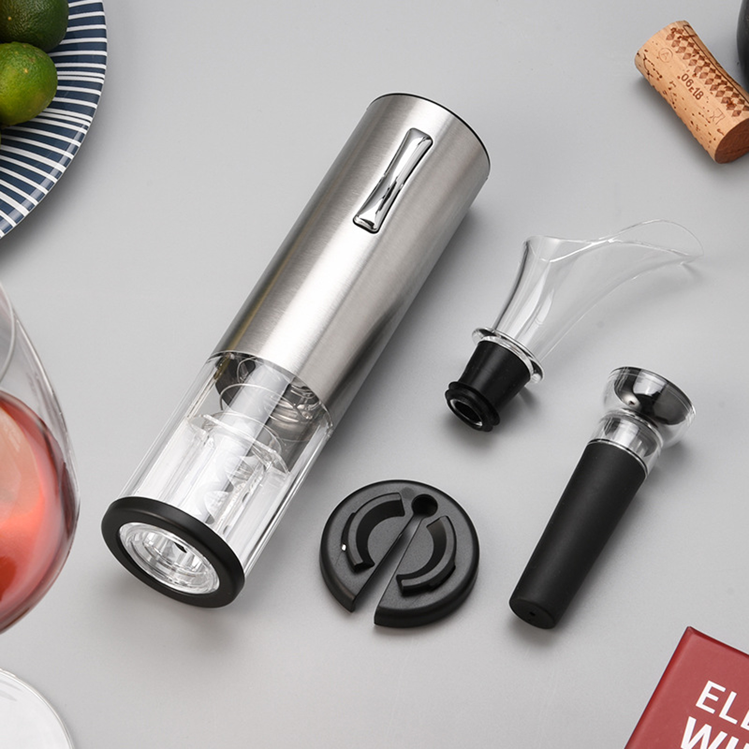 Electric Wine Opener Set 9