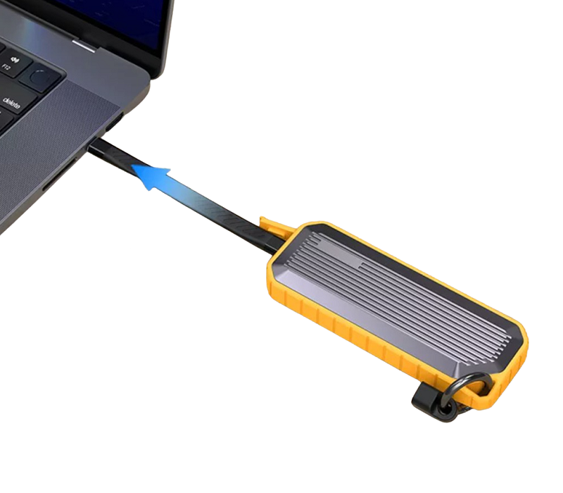 SSD-Enclosed Type-C USB Hub Adapter 4