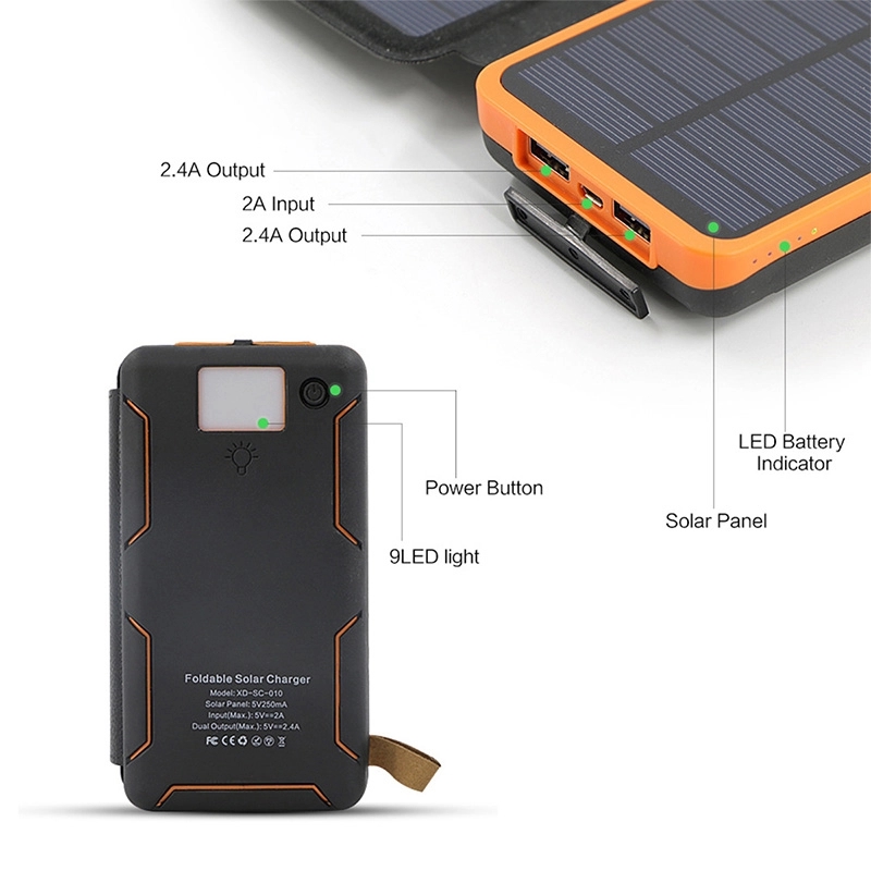 16000mAh Portable Solar Power Bank 1