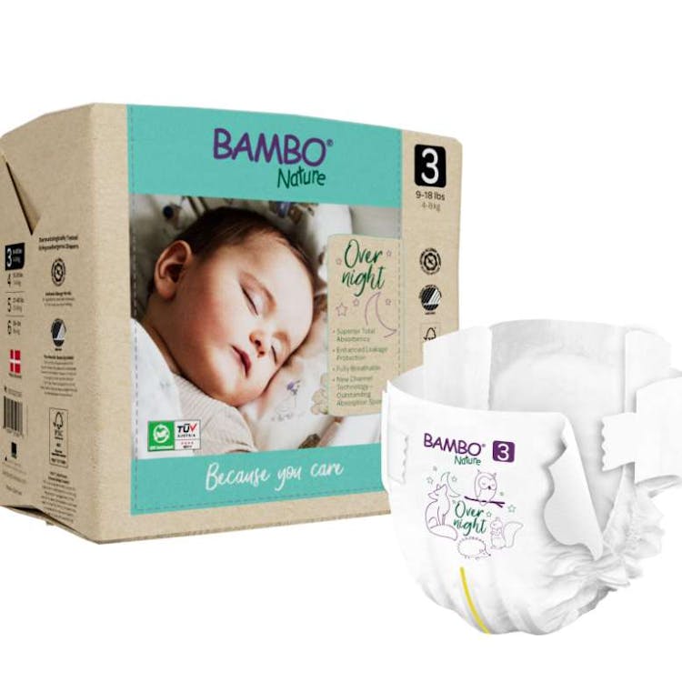 Overnight Baby Diapers Size 3 1