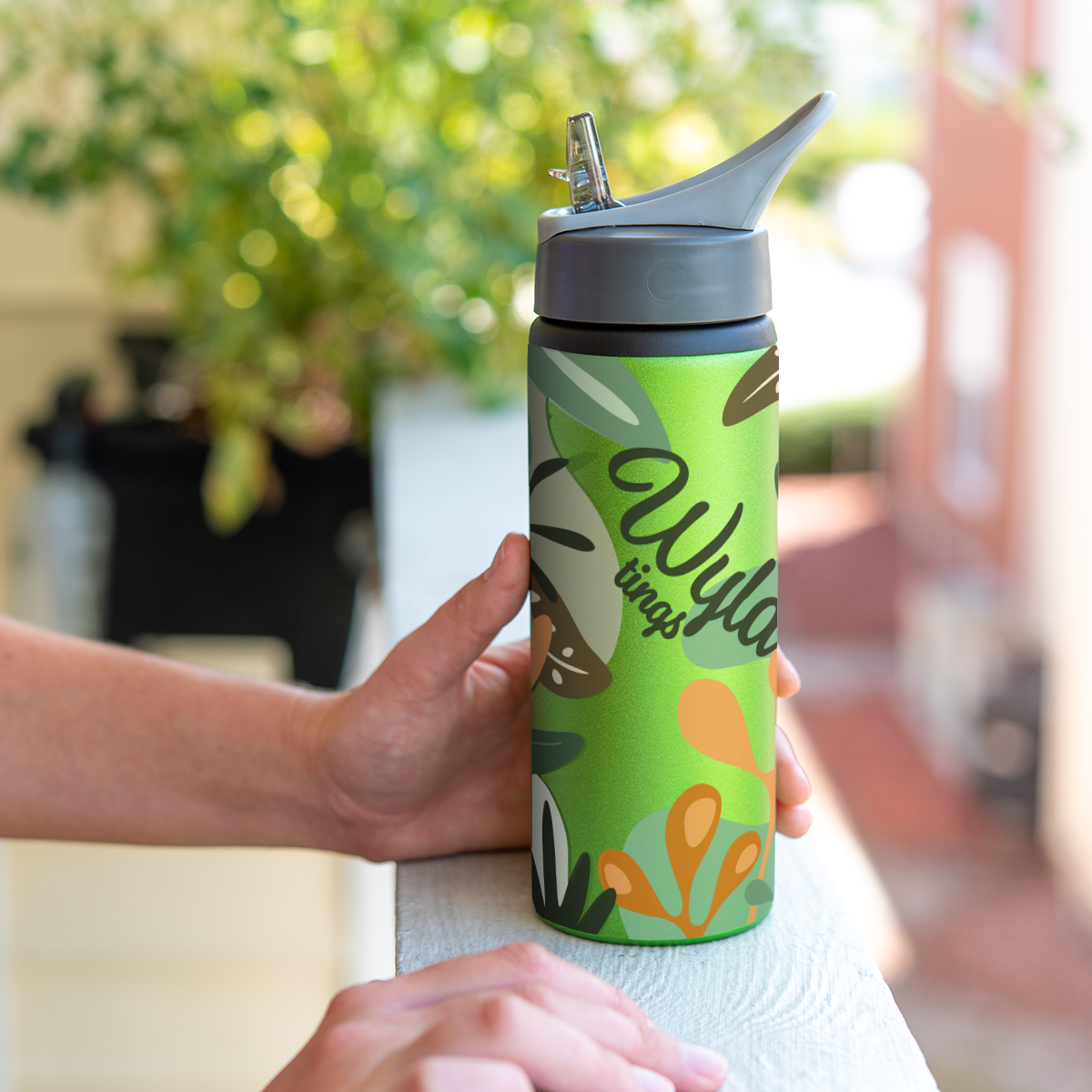 25 Oz. Full Color Aluminum Bike Bottle, custom water bottle with logo imprint 8
