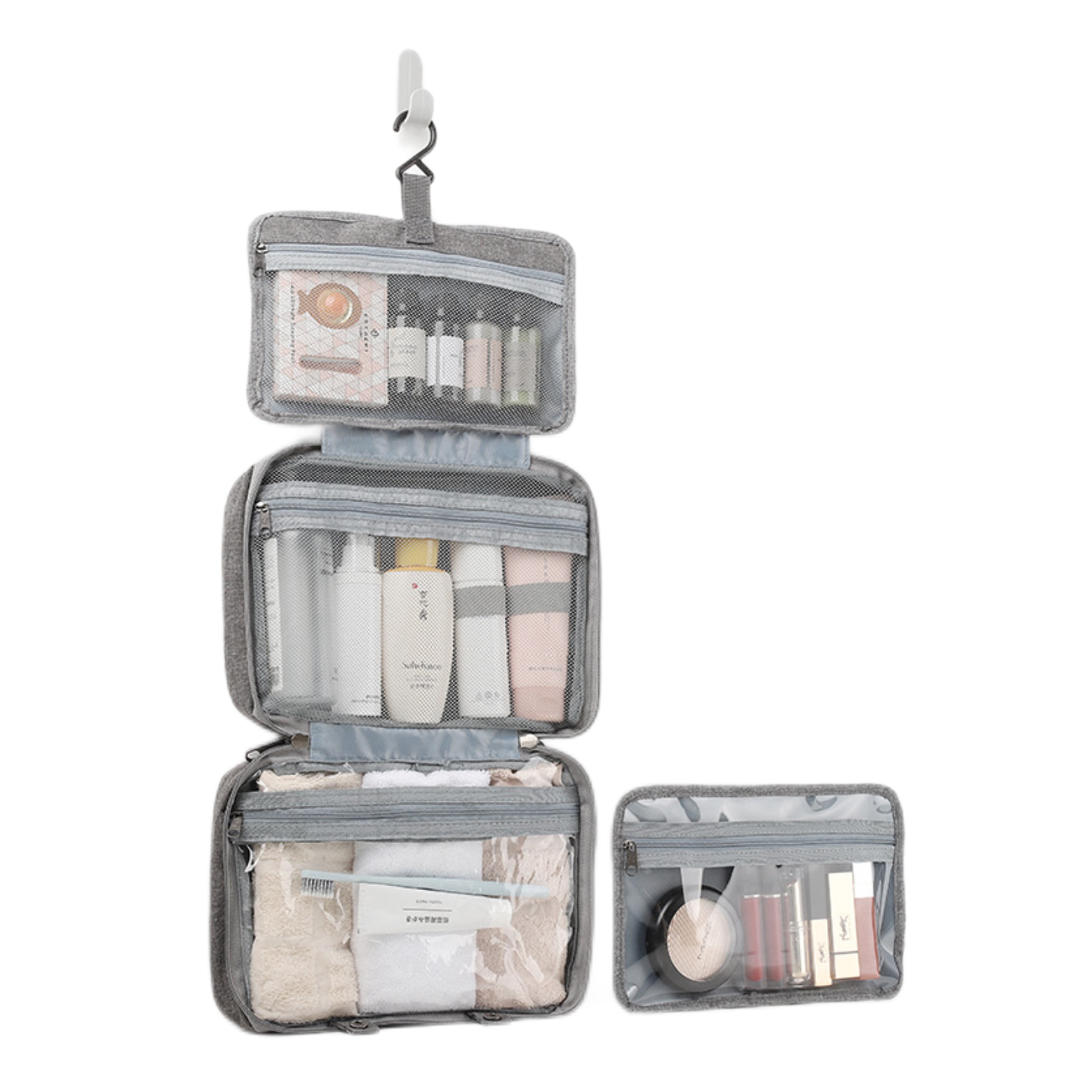 Toiletry Bag with Hanging Hook (direct import) 4