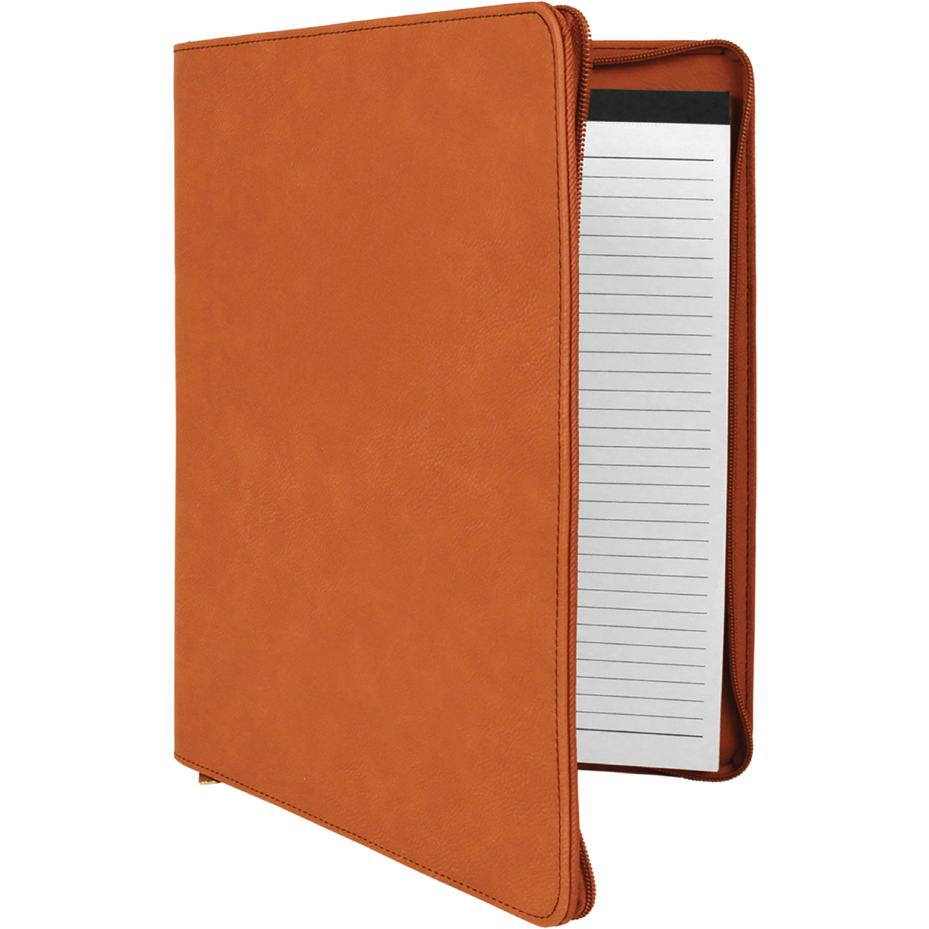 9" x 12" Leatherette Rawhide Portfolio with Zipper 6