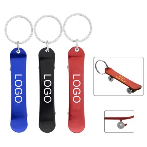 Skateboard Bottle Opener Key Chain 2