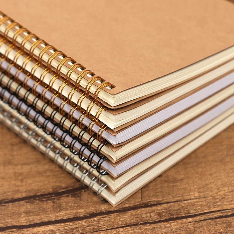 Soft Yellow Cover Spiral Notebook 6