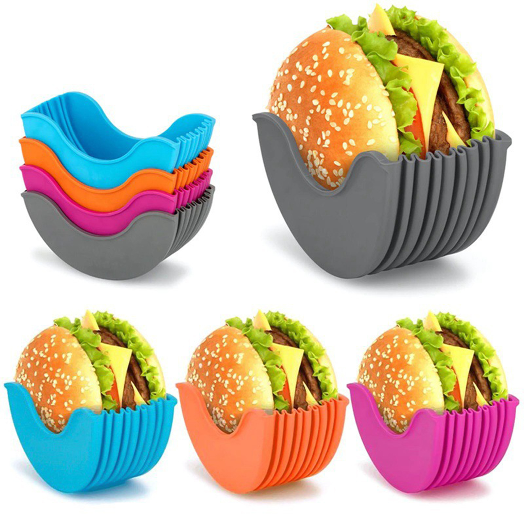 Silicone Burger Holder 1