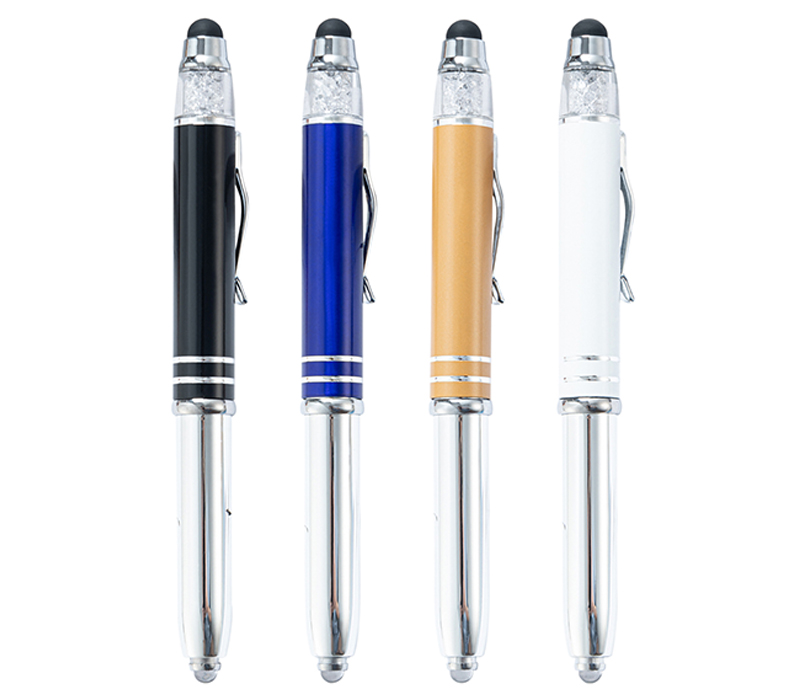 3-in-1 Custom Printed Stylus Pen with LED Light 7