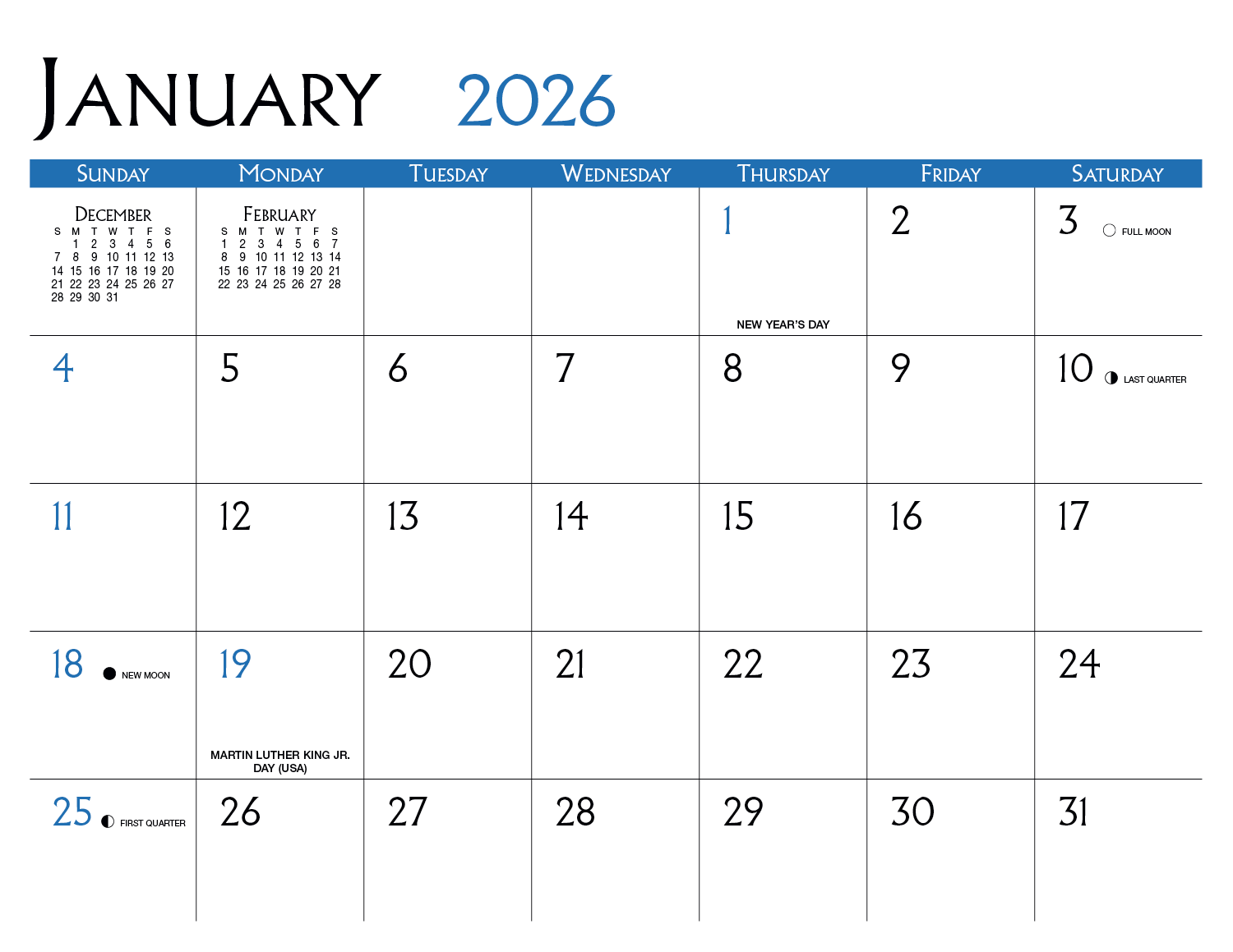 Triumph® Calendars Small Quantity Custom - Stapled Calendar 36