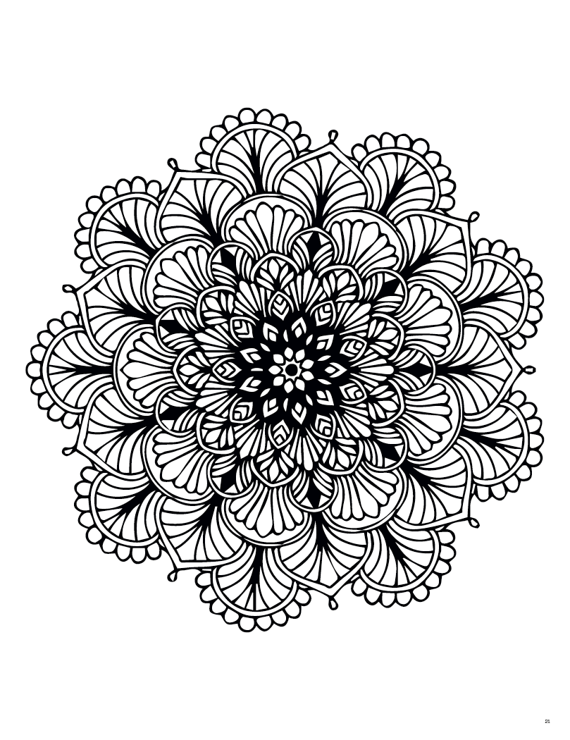 Good Value™ Adult Coloring Book Planner 16