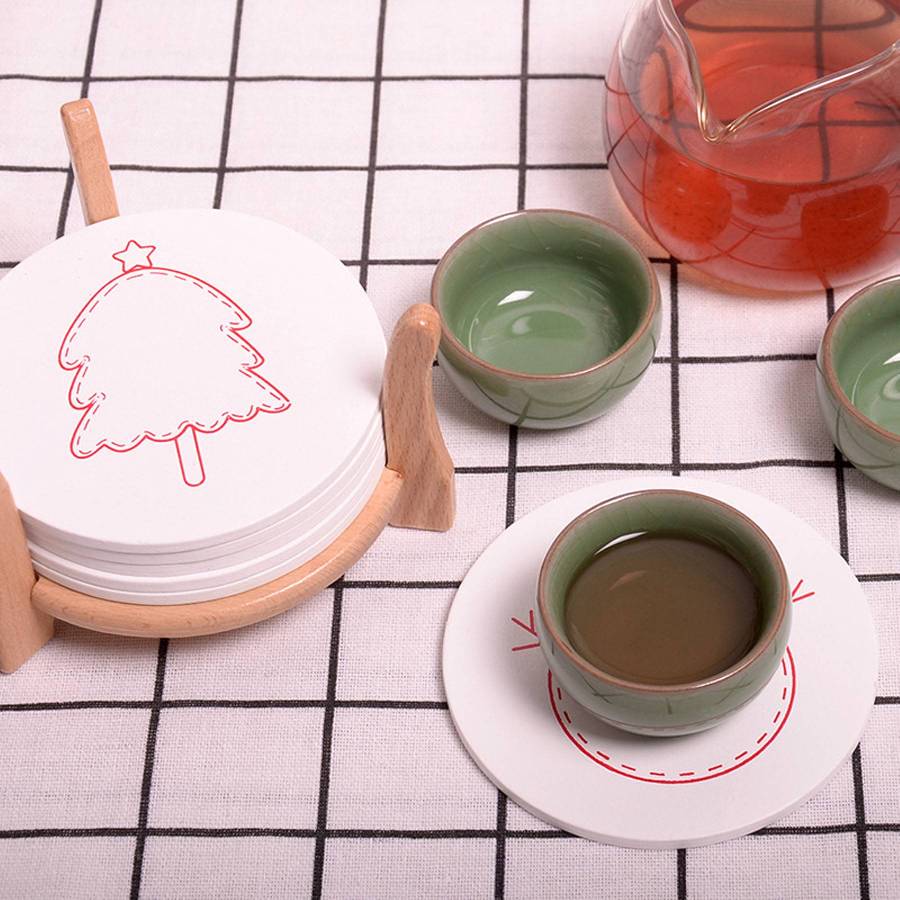Wooden Coasters for Drinks 2