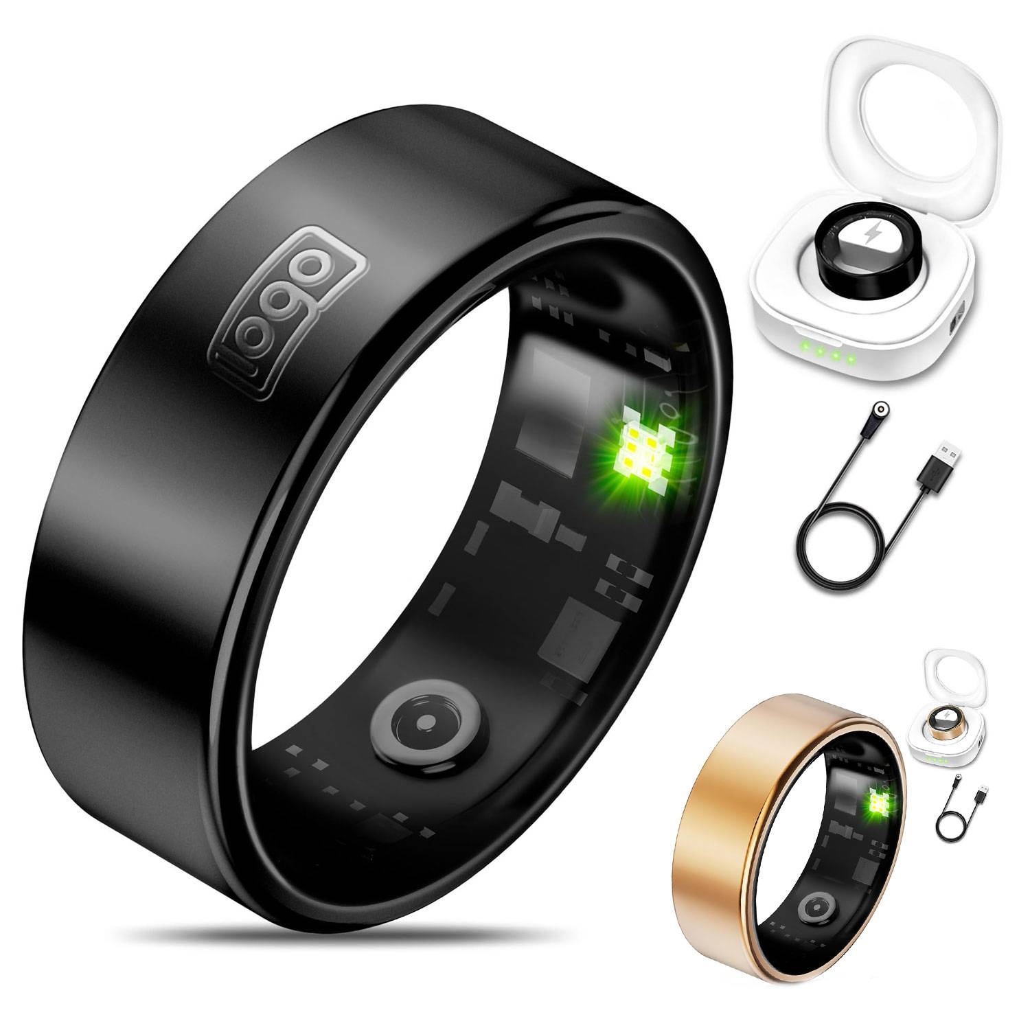 Multifunctional Smart Health Monitoring Bluetooth Ring 2