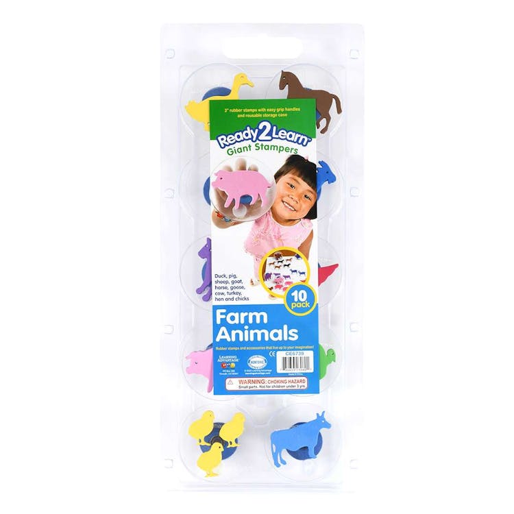 Giant Stampers - Farm Animals Assorted 10pk 2