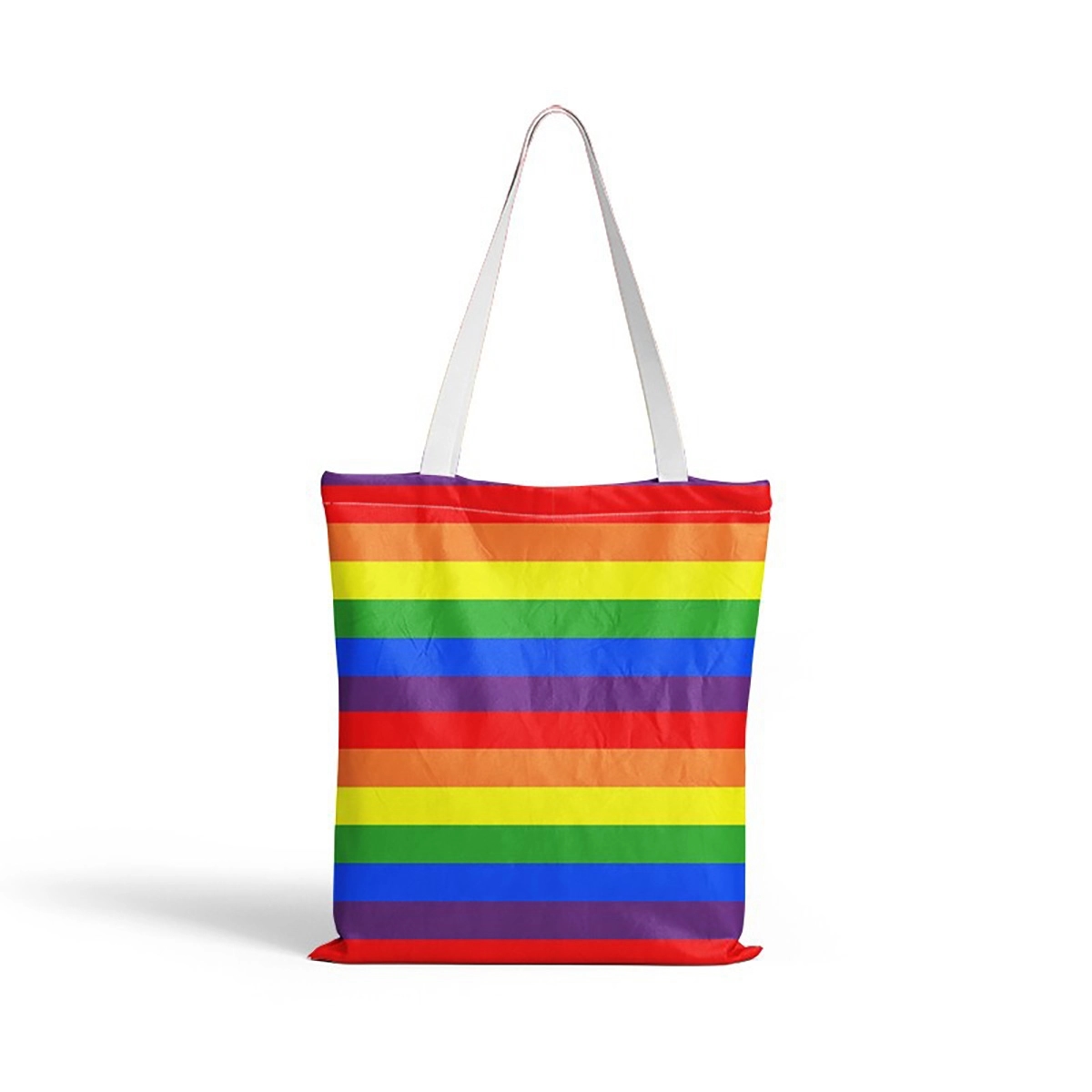 Rainbow Canvas Tote Bag 6