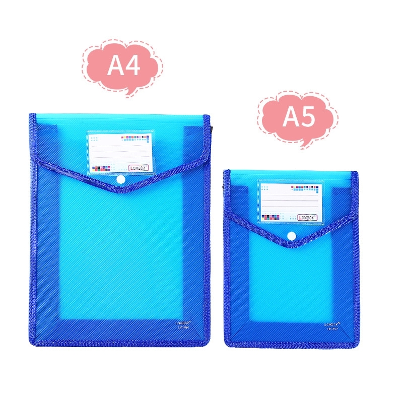 A4 Size Vertical Document Storage Bag With Snap Button 10