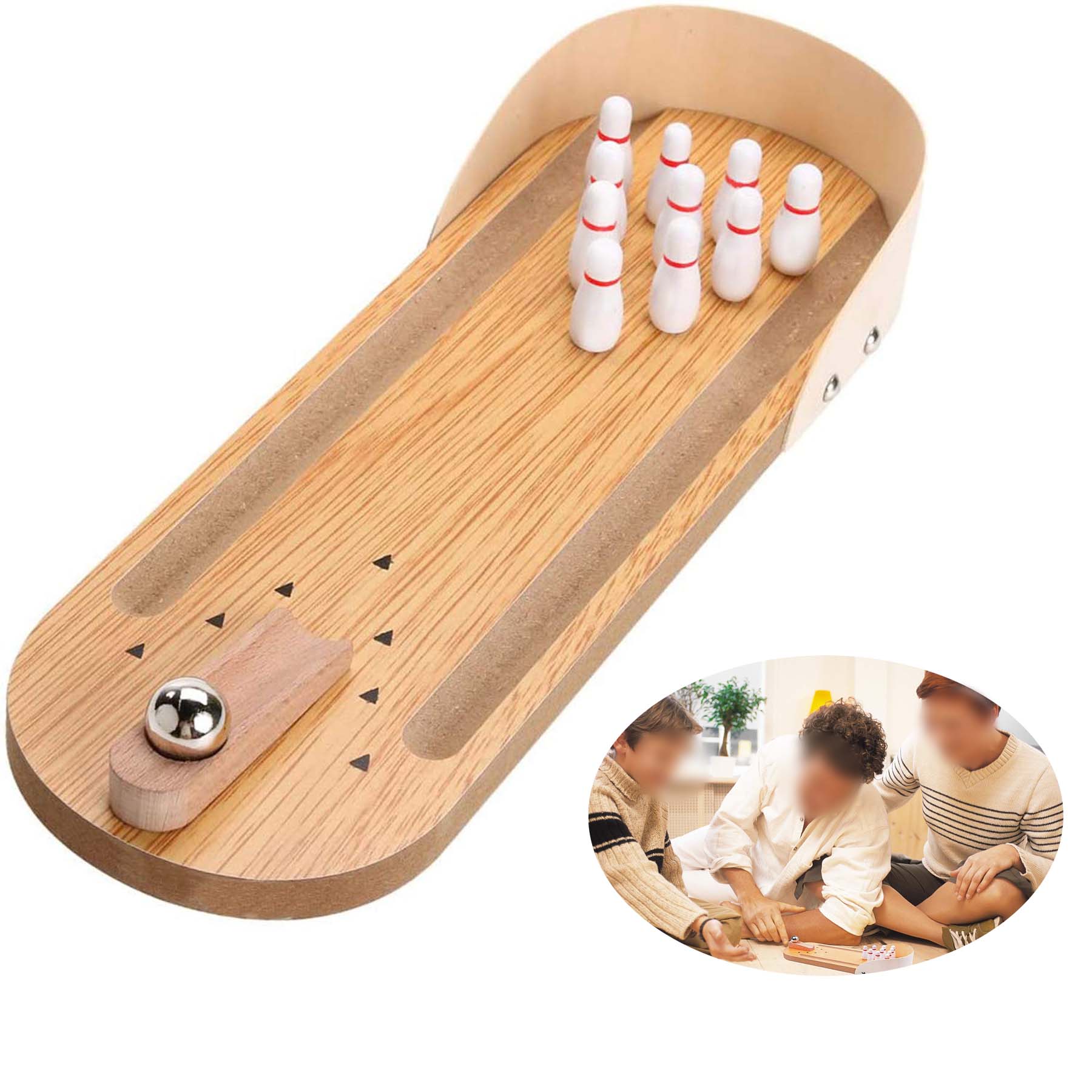 Table Top Mini Bowling Game Set 2