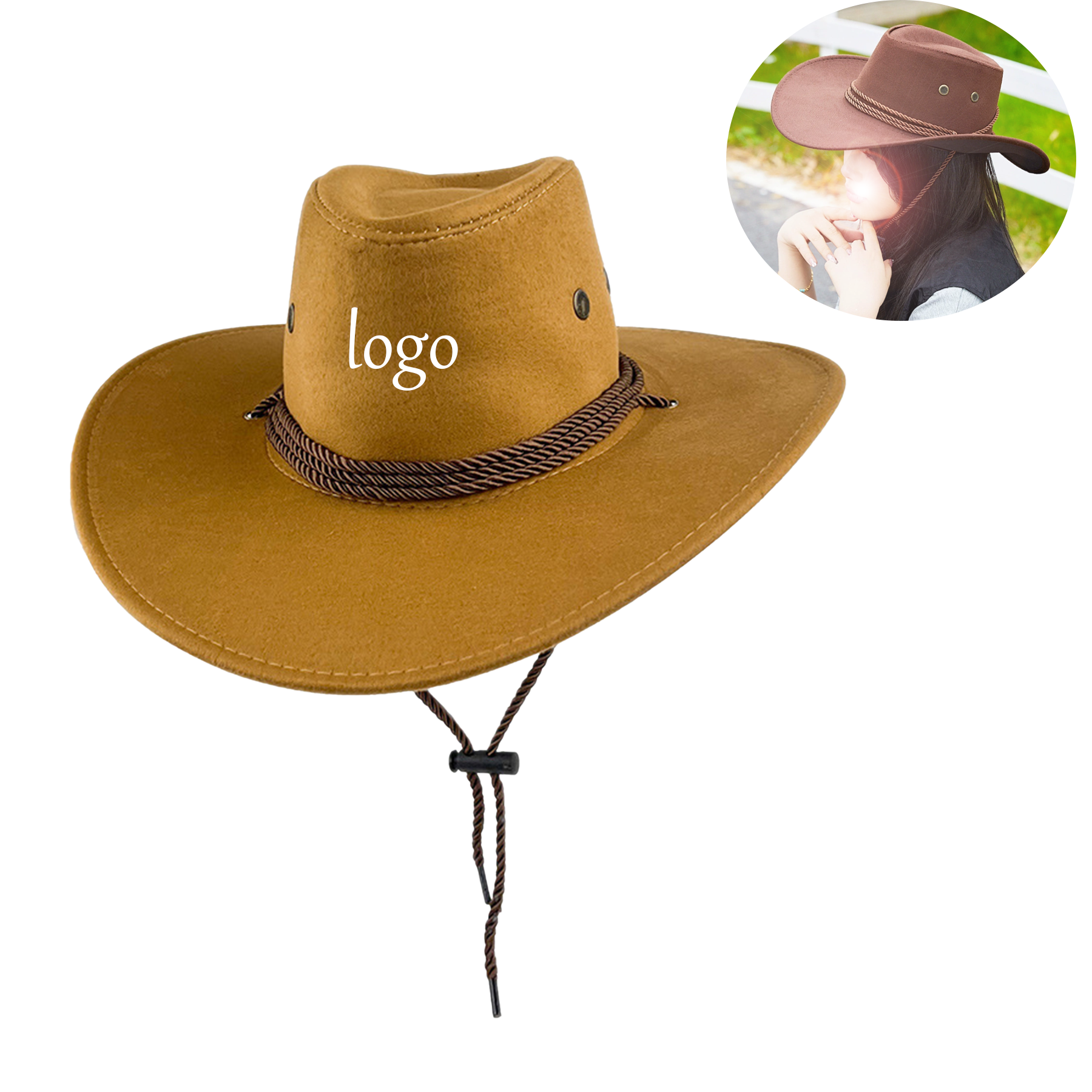 Western Cowboy Fedora Hat 3