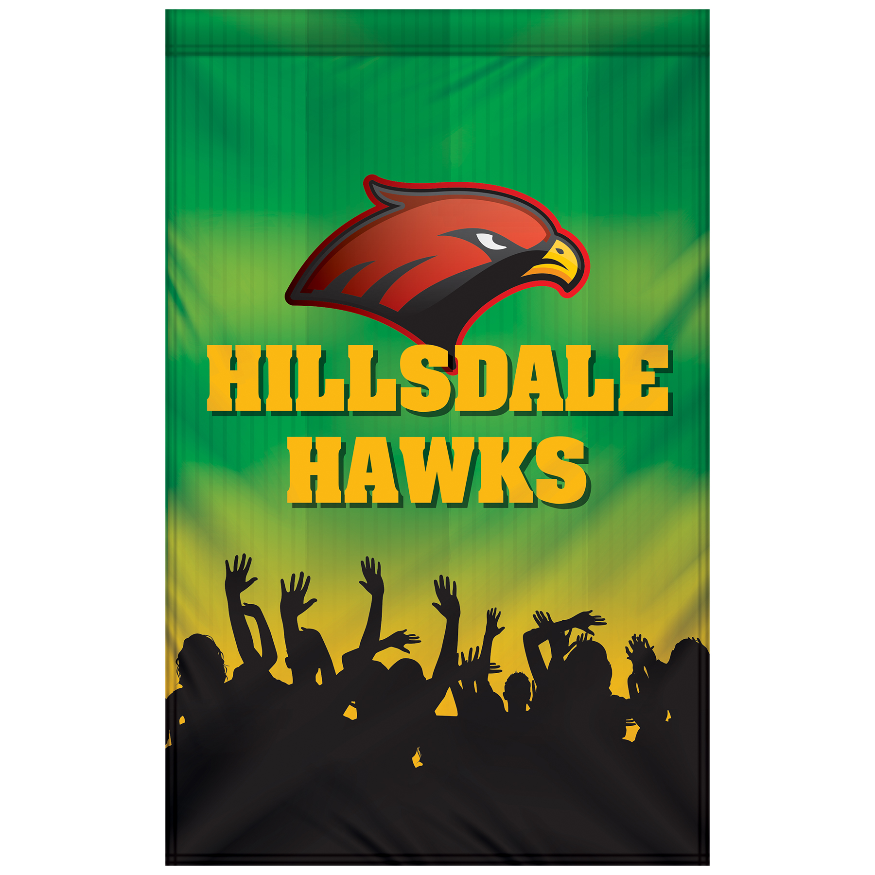 12" x 18" Custom Single Reverse Garden Banner 5