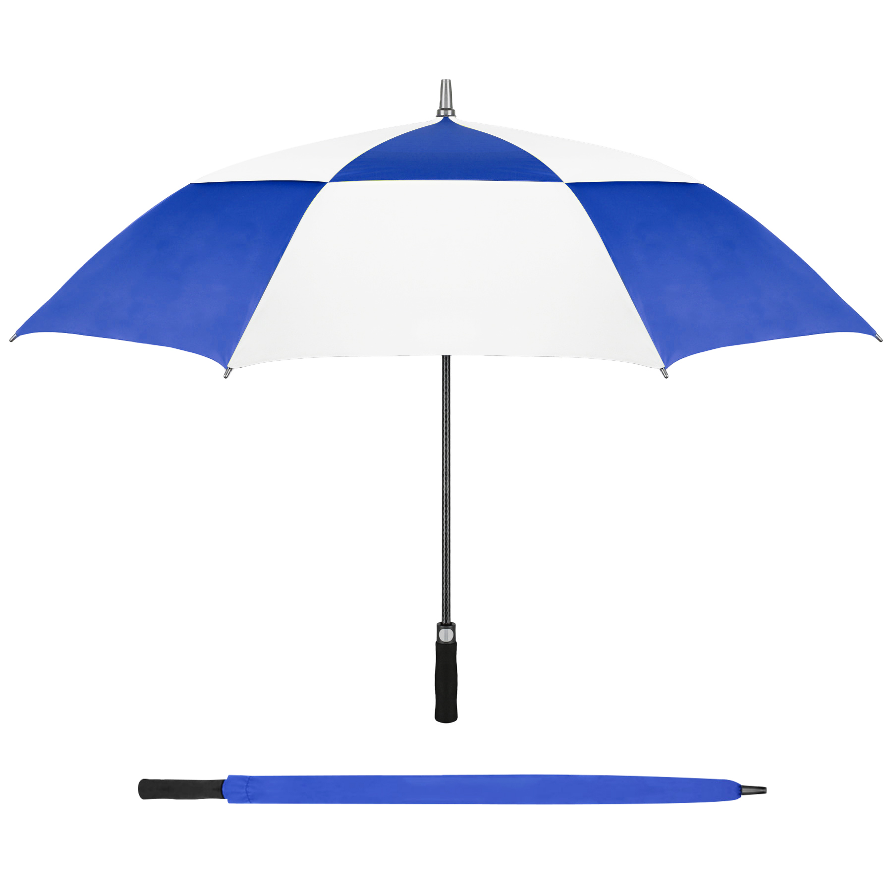 60'' Vented Auto-Open Golf Umbrella (Full Color) 14