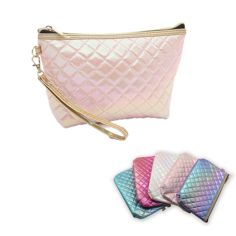 Holographic Argyle Toiletry Bag Cosmetic Bag 2