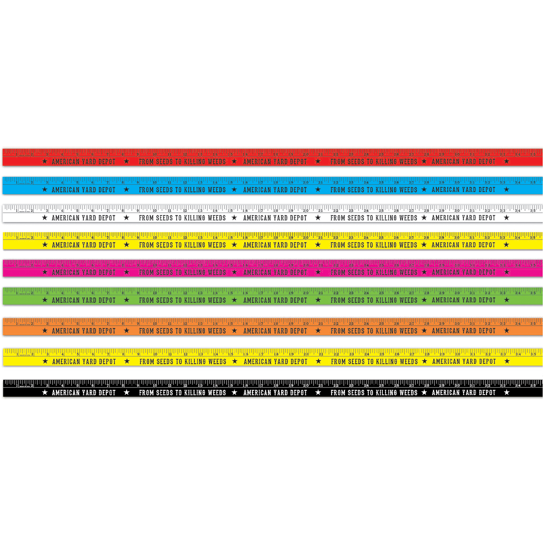 Plastic Colored Yardstick