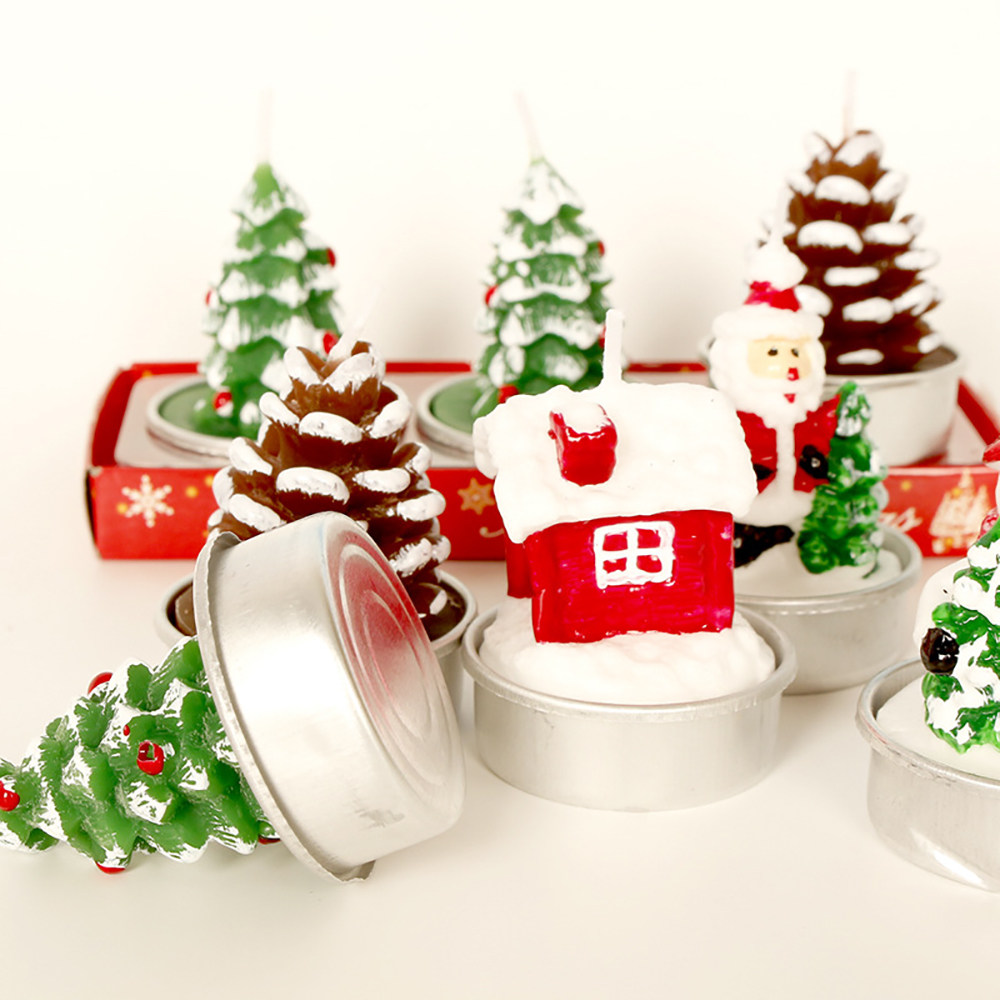 3PCS Christmas Candle Set 5