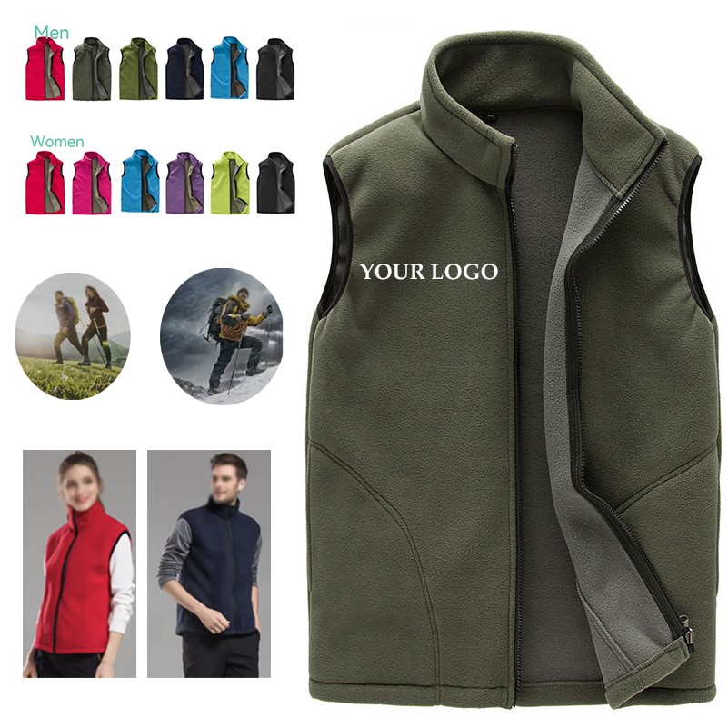 Men's Winter Autumn Fleece Warm Sherpa Thermal Vest 5
