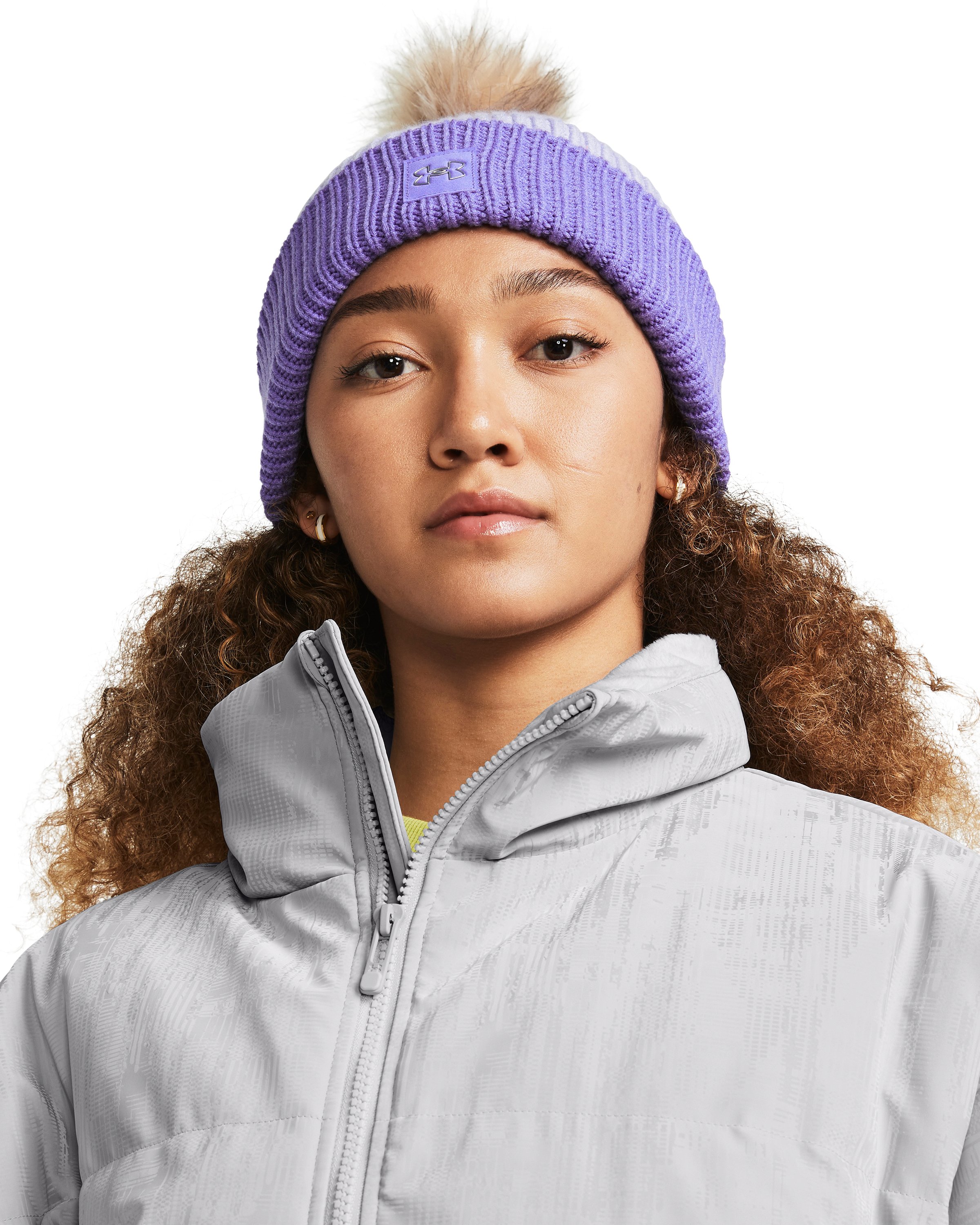 UA Halftime Ribbed Women's Pom Beanie 7